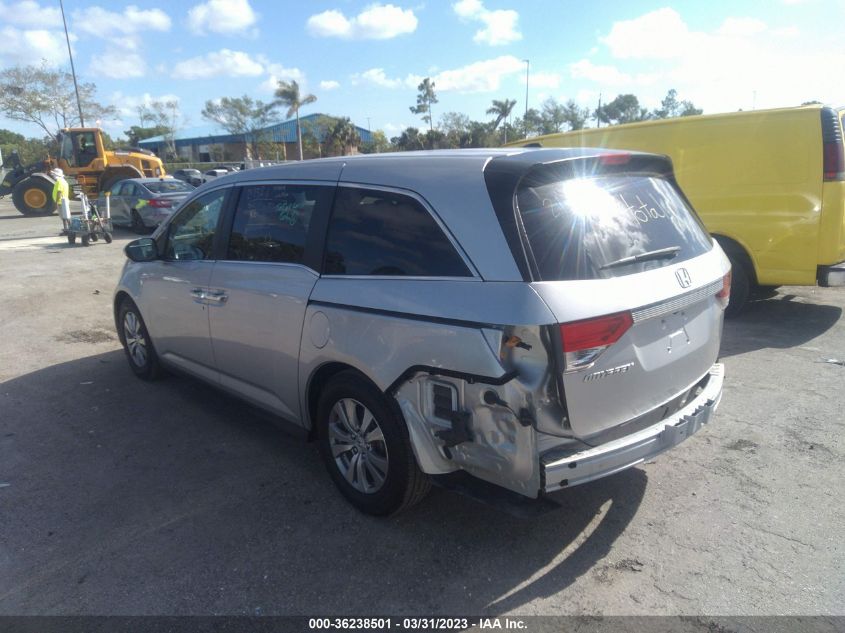 2014 HONDA ODYSSEY EX-L - 5FNRL5H60EB012663