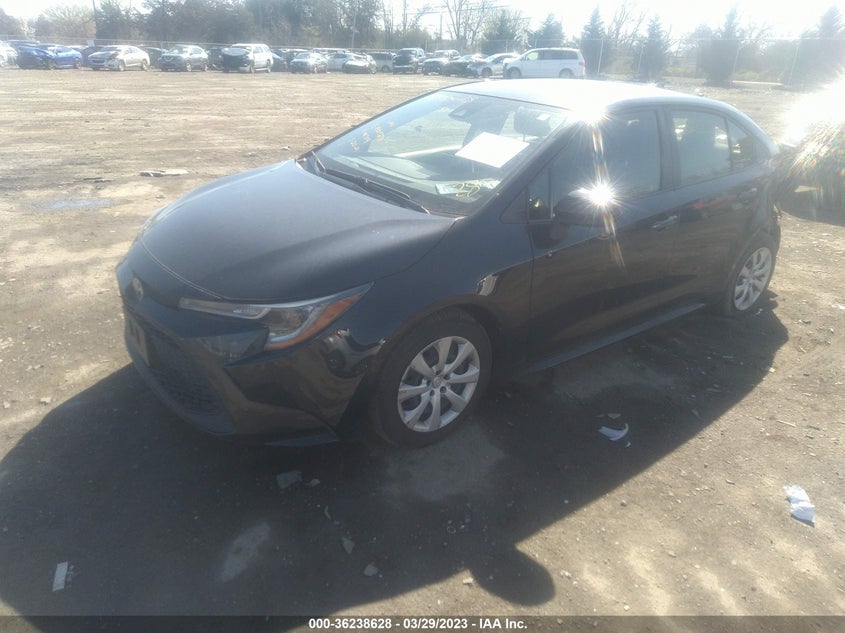VIN JTDEPMAE3MJ141759 2021 TOYOTA COROLLA LE