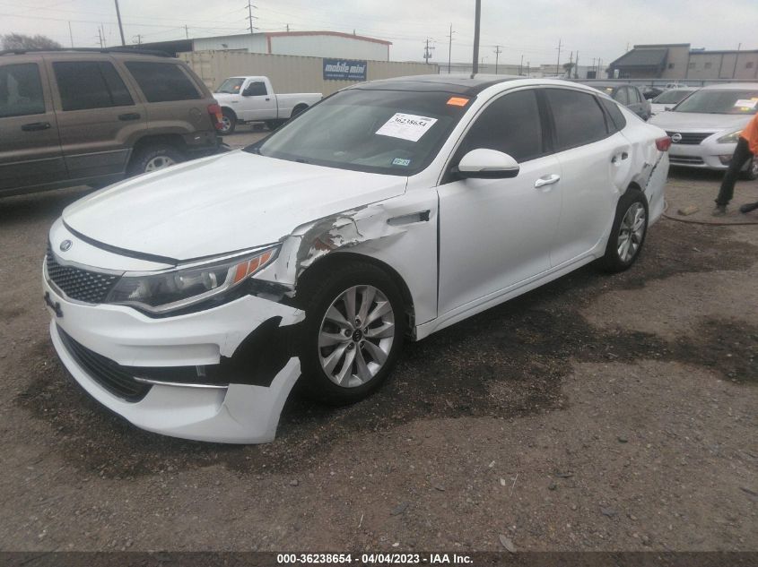 2016 KIA OPTIMA EX - 5XXGU4L36GG029303