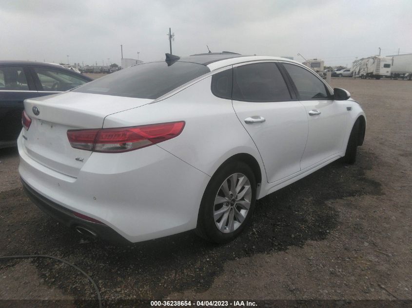 2016 KIA OPTIMA EX - 5XXGU4L36GG029303