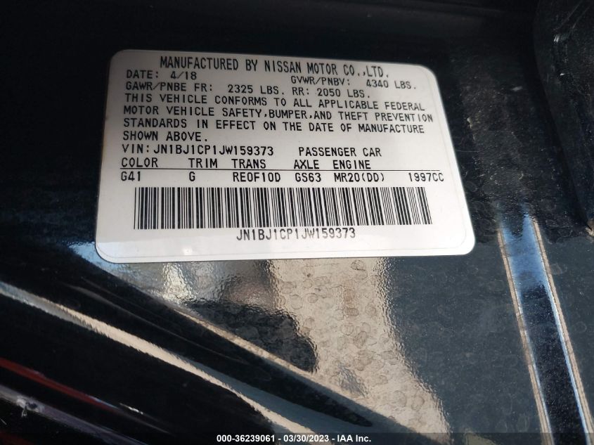 2018 NISSAN ROGUE SPORT S - JN1BJ1CP1JW159373