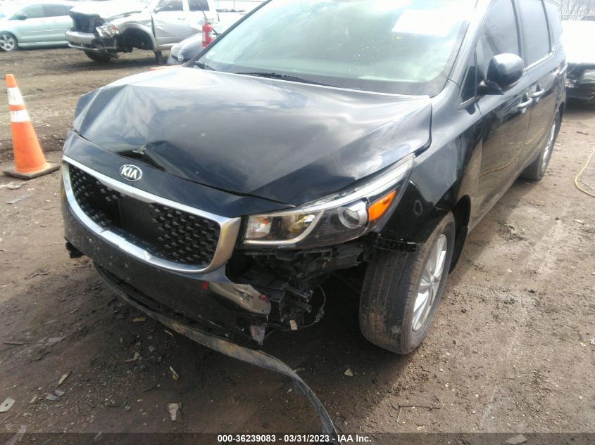 2015 KIA SEDONA L - KNDMA5C11F6050833