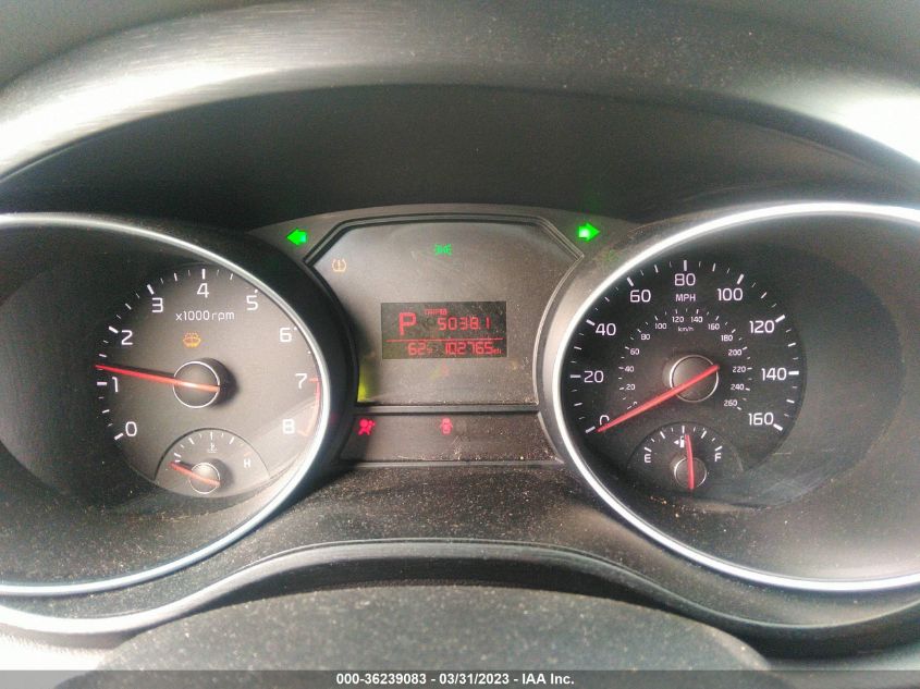 2015 KIA SEDONA L - KNDMA5C11F6050833