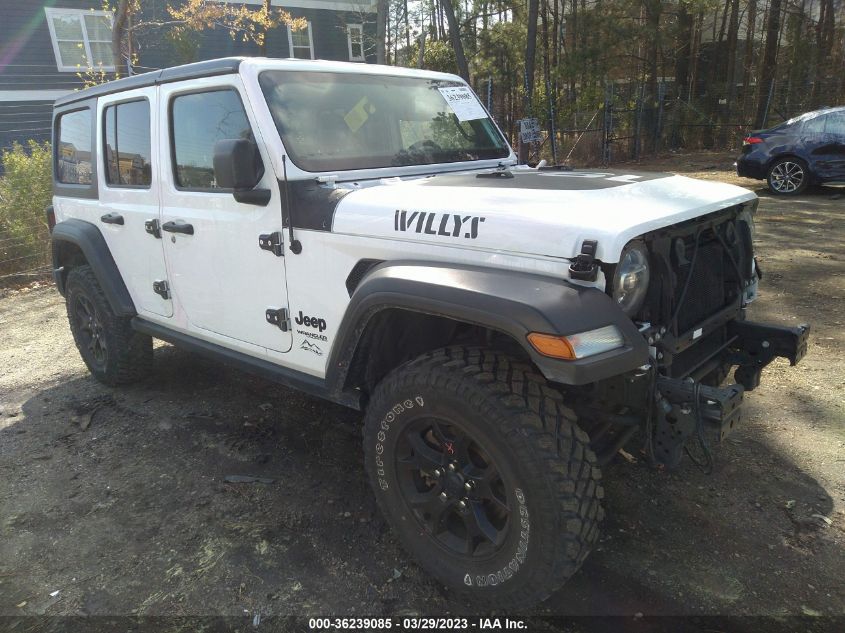 2020 JEEP WRANGLER UNLIMITED WILLYS - 1C4HJXDN2LW237315