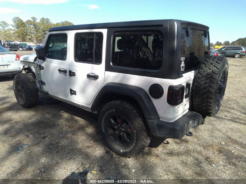 2020 JEEP WRANGLER UNLIMITED WILLYS - 1C4HJXDN2LW237315