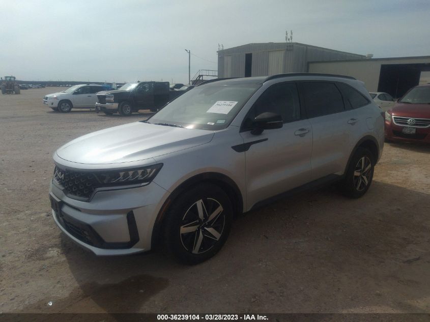 2022 KIA SORENTO EX - 5XYRH4LFXNG139903