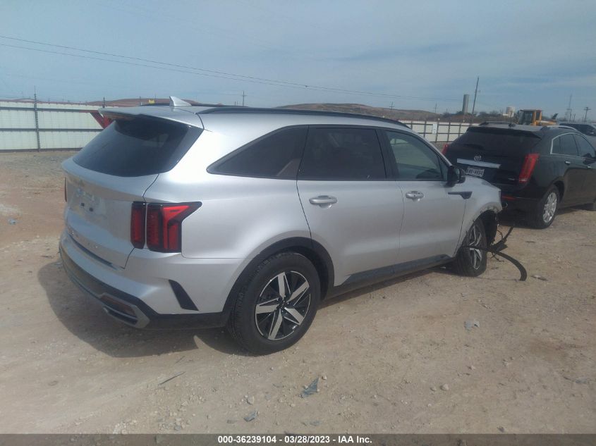 2022 KIA SORENTO EX - 5XYRH4LFXNG139903