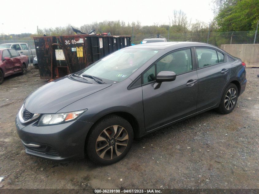 2014 HONDA CIVIC SEDAN EX - 2HGFB2F80EH553832
