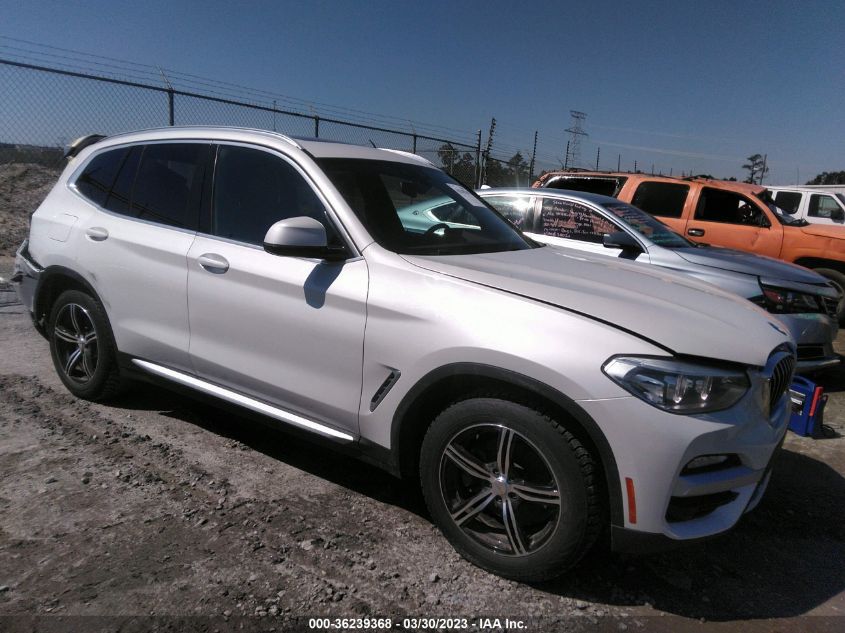 2019 BMW X3 XDRIVE30I - 5UXTR9C58KLE21496