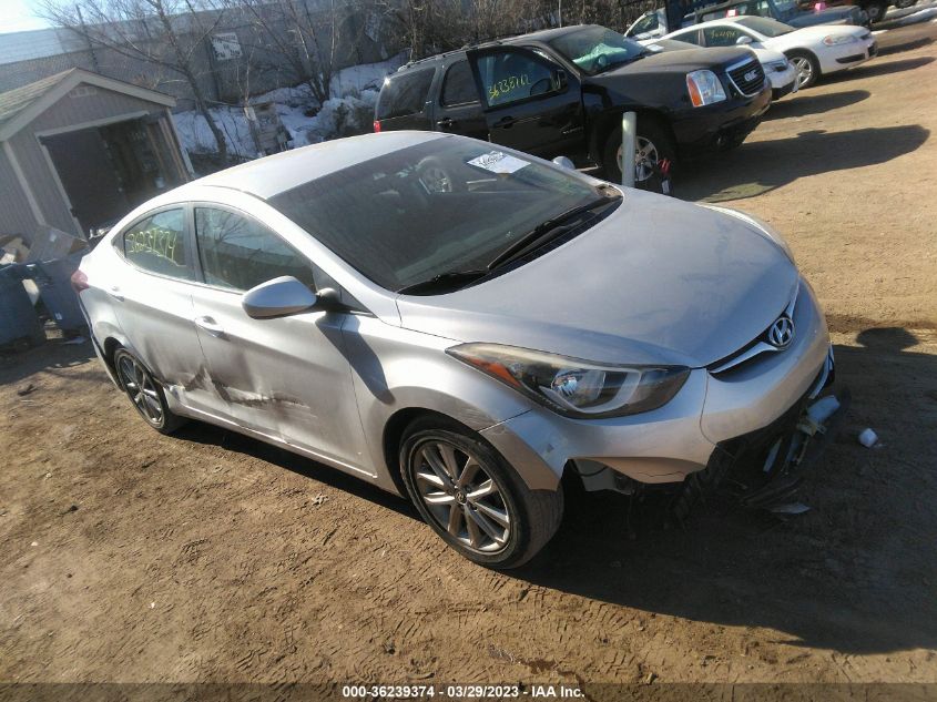 2016 HYUNDAI ELANTRA SE - 5NPDH4AE3GH720773