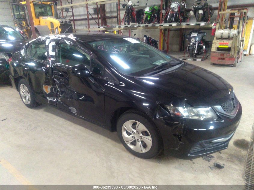 2013 HONDA CIVIC SDN LX - 2HGFB2F59DH584341