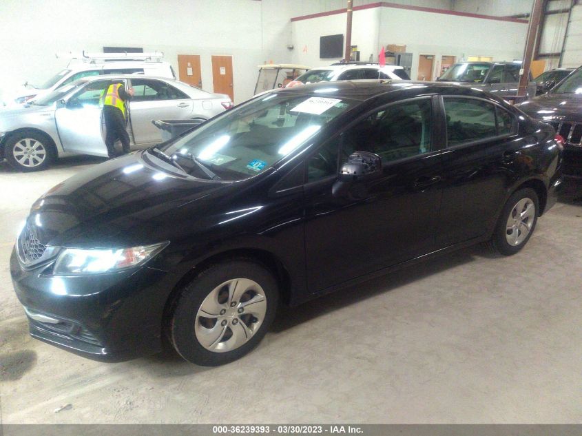 2013 HONDA CIVIC SDN LX - 2HGFB2F59DH584341