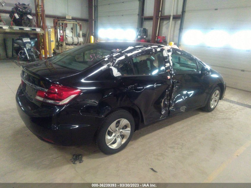 2013 HONDA CIVIC SDN LX - 2HGFB2F59DH584341