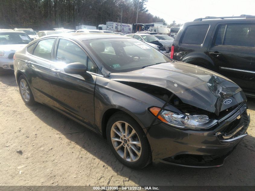 2017 FORD FUSION SE - 3FA6P0H7XHR351572