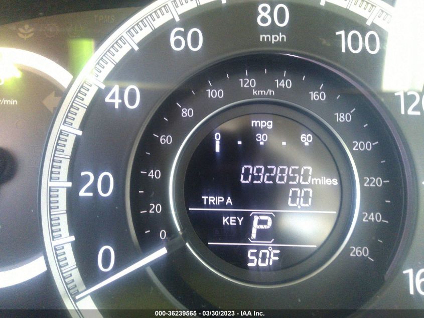 2015 HONDA ACCORD SEDAN EX-L - 1HGCR2F82FA214620
