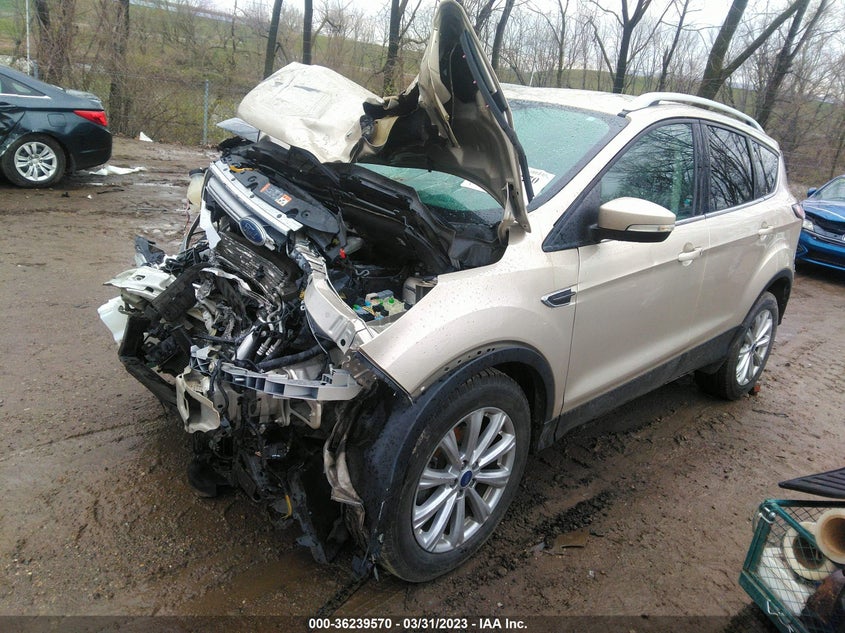 VIN 1FMCU0JDXHUB59157 2017 FORD ESCAPE TITANIUM