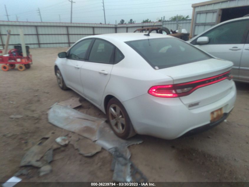 2015 DODGE DART SXT - 1C3CDFBB9FD158734