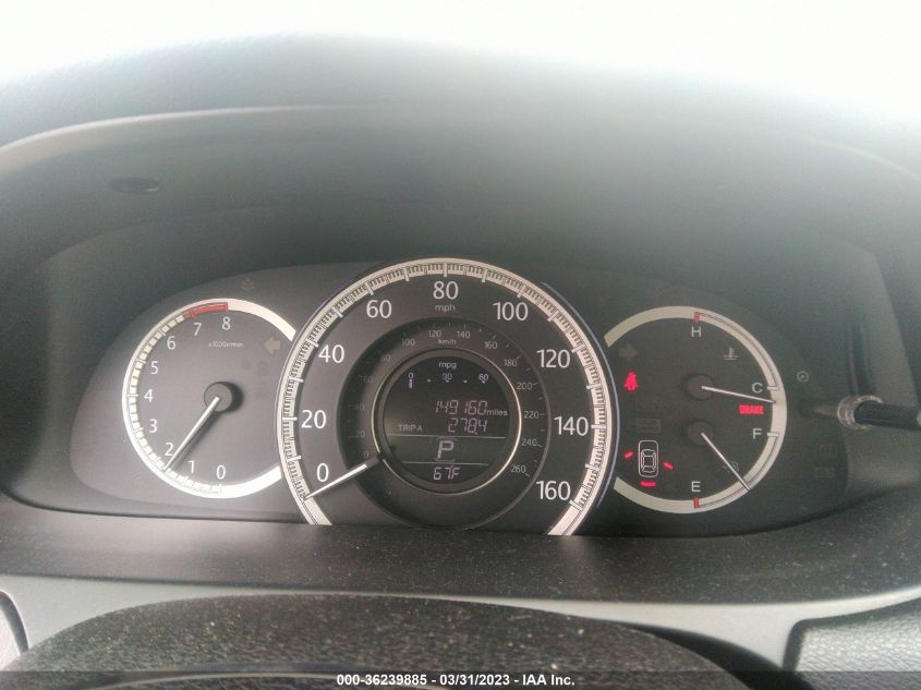 2013 HONDA ACCORD EX-L - 1HGCR2F83DA019493