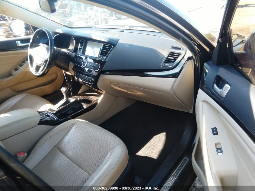 2015 KIA CADENZA PREMIUM KNALN4D74F5168634