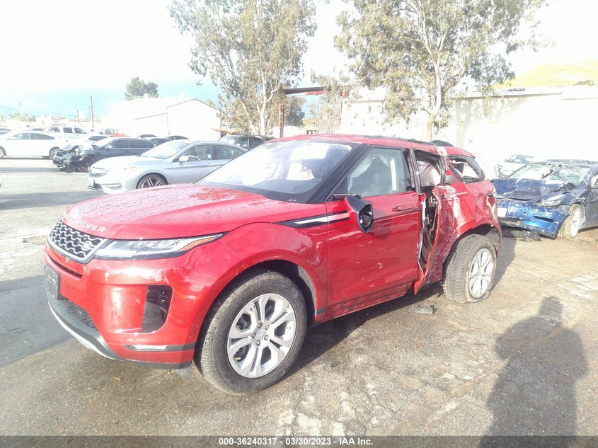 VIN SALZJ2FX7LH061185 2020 LAND ROVER RANGE ROVER EVOQUE S