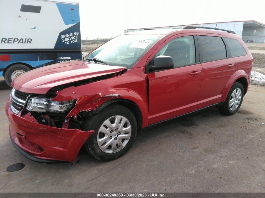 VIN 3C4PDCAB0LT226194 2020 DODGE JOURNEY SE VALUE