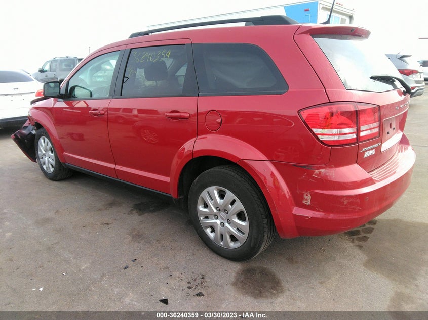 VIN 3C4PDCAB0LT226194 2020 DODGE JOURNEY SE VALUE