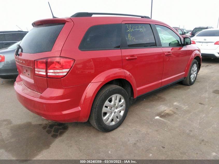 VIN 3C4PDCAB0LT226194 2020 DODGE JOURNEY SE VALUE