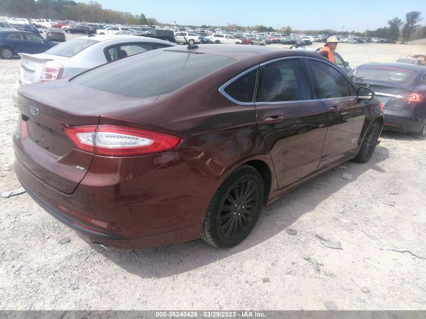 2016 FORD FUSION ENERGI SE LUXURY - 3FA6P0PU8GR190600