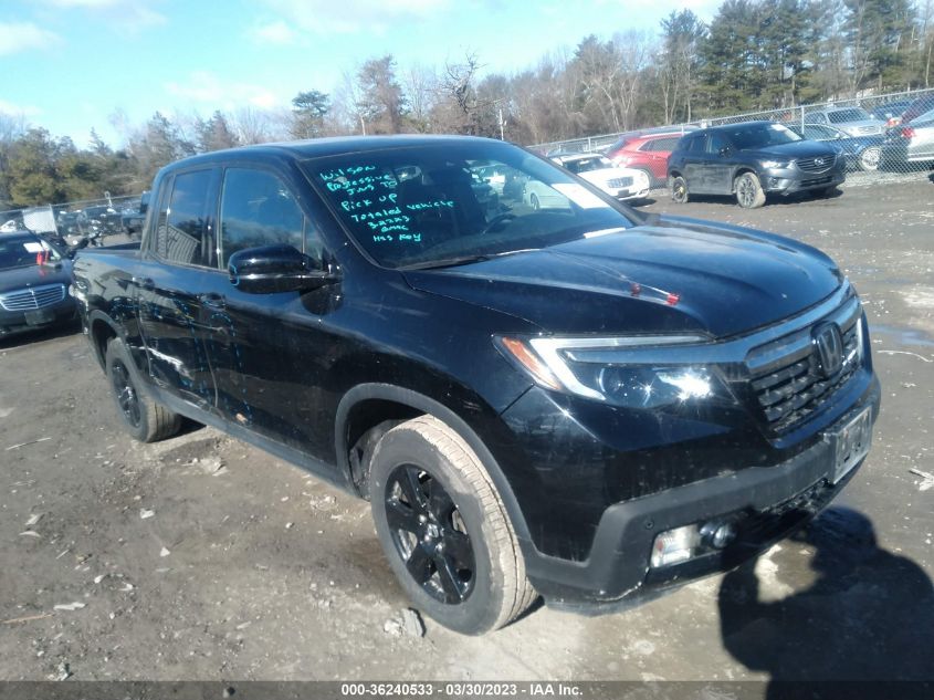 2017 HONDA RIDGELINE BLACK EDITION - 5FPYK3F80HB018241