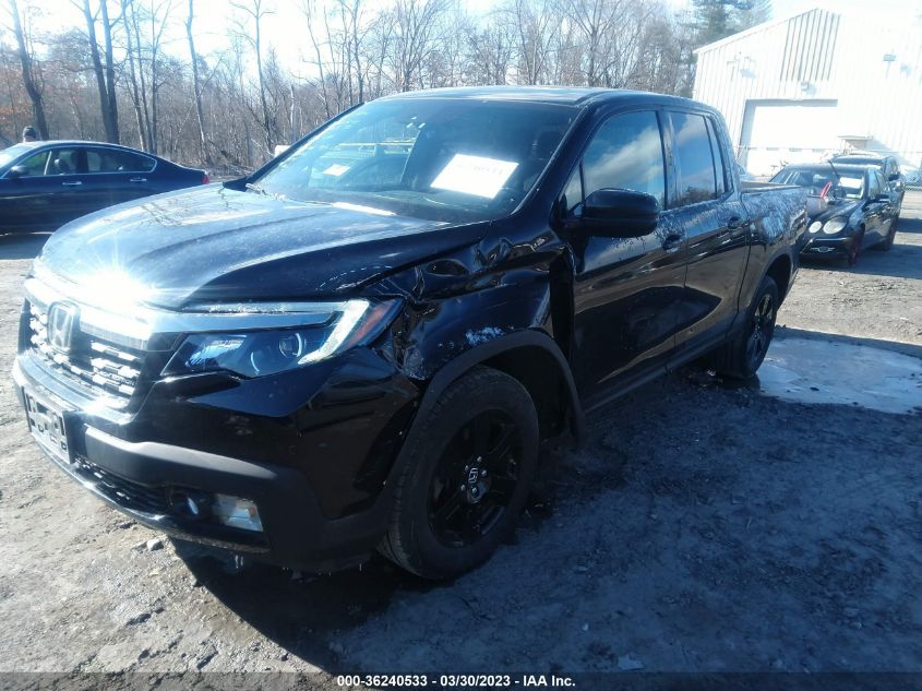 2017 HONDA RIDGELINE BLACK EDITION - 5FPYK3F80HB018241