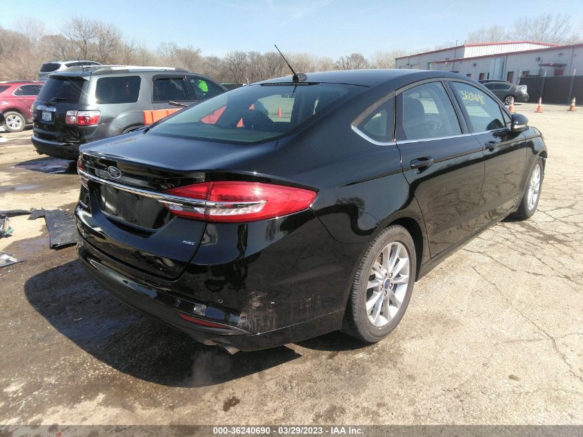 2017 FORD FUSION SE - 3FA6P0H77HR109497