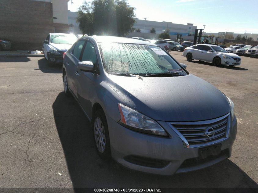 2013 NISSAN SENTRA S - 3N1AB7APXDL722090