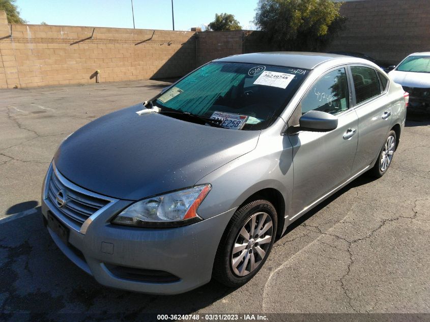 2013 NISSAN SENTRA S - 3N1AB7APXDL722090