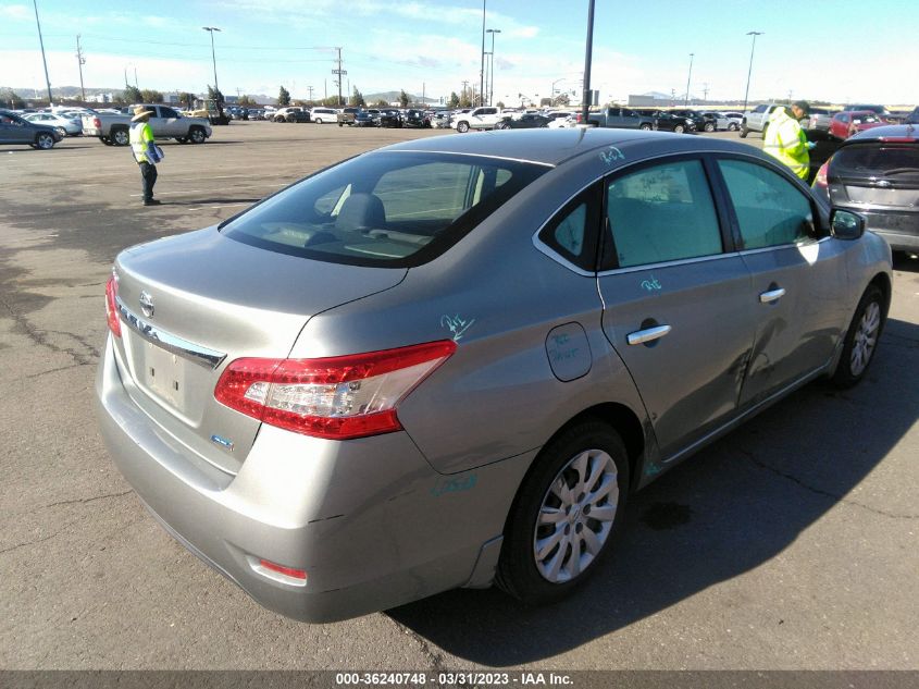 2013 NISSAN SENTRA S - 3N1AB7APXDL722090