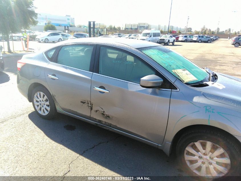 2013 NISSAN SENTRA S - 3N1AB7APXDL722090