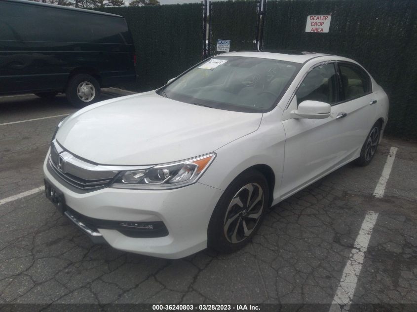 2017 HONDA ACCORD SEDAN EX-L V6 - 1HGCR3F07HA036240