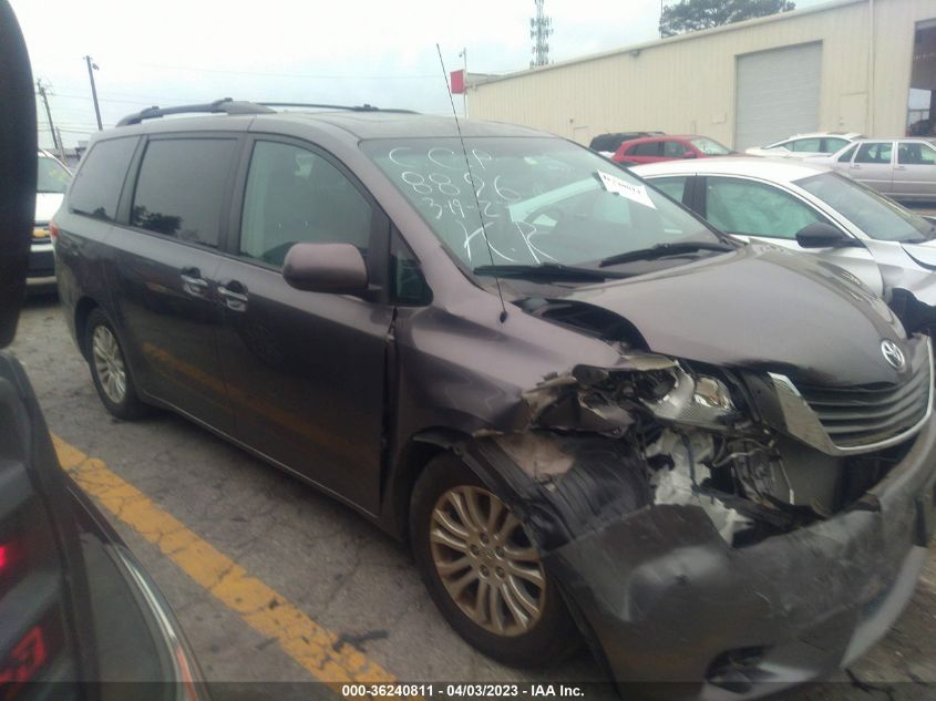 2014 TOYOTA SIENNA XLE/XLE AAS/LTD - 5TDYK3DCXES488896