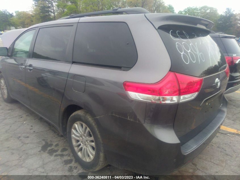 2014 TOYOTA SIENNA XLE/XLE AAS/LTD - 5TDYK3DCXES488896