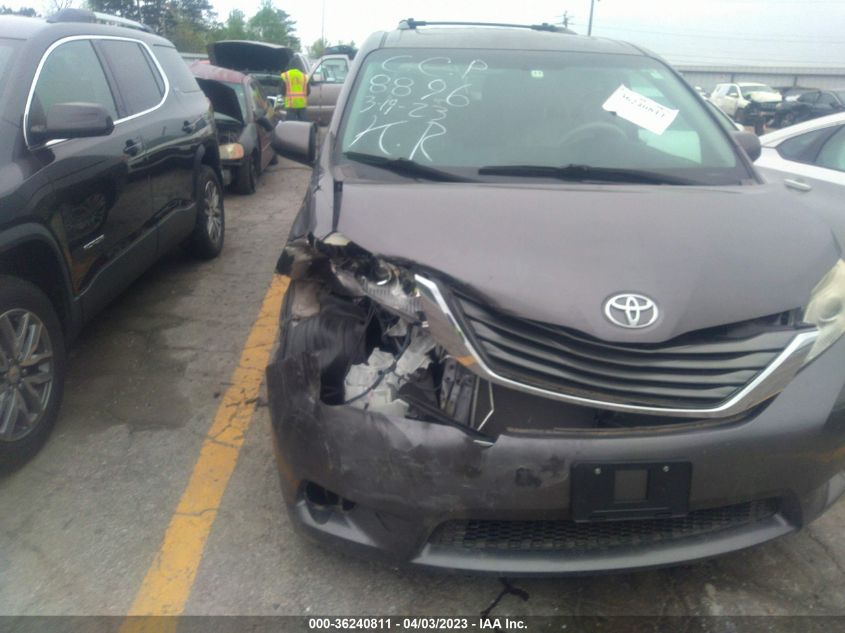 2014 TOYOTA SIENNA XLE/XLE AAS/LTD - 5TDYK3DCXES488896