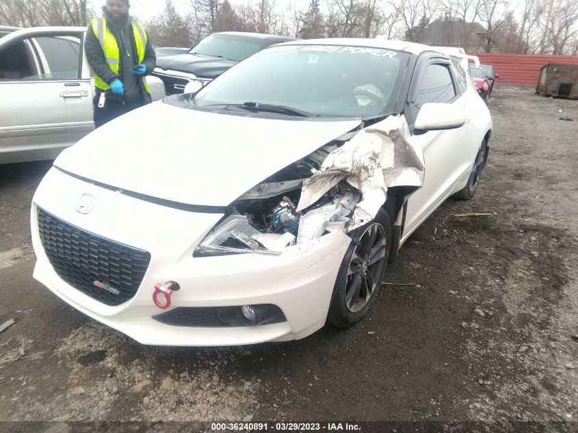 2014 HONDA CR-Z EX JHMZF1D69ES002737