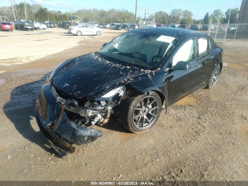 2022 TESLA MODEL 3 LONG RANGE - 5YJ3E1EB8NF263649