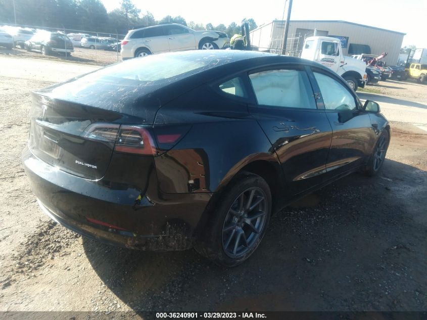 2022 TESLA MODEL 3 LONG RANGE - 5YJ3E1EB8NF263649