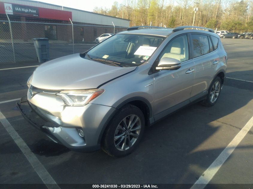 2017 TOYOTA RAV4 HYBRID LIMITED JTMDJREVXHD110470