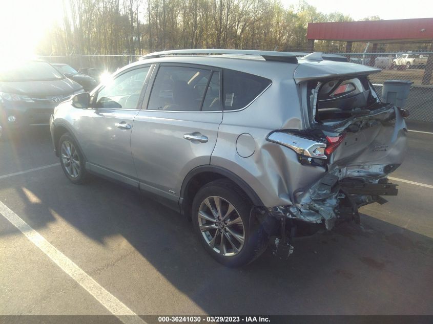 2017 TOYOTA RAV4 HYBRID LIMITED JTMDJREVXHD110470