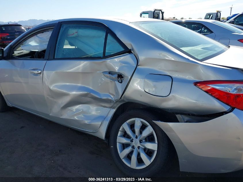 2015 TOYOTA COROLLA L/LE/S/S PLUS/LE PLUS - 2T1BURHE3FC350707