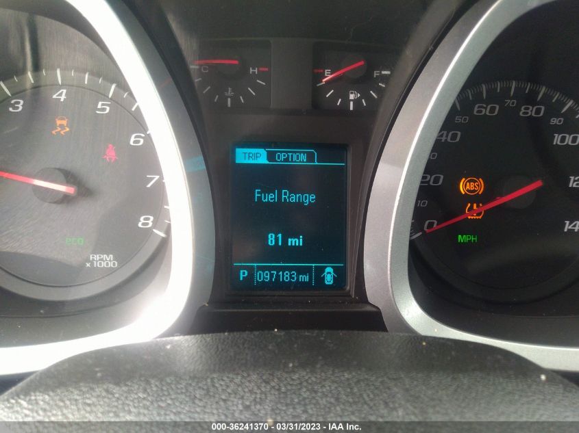 2013 CHEVROLET EQUINOX LT - 1GNALDEK8DZ101390