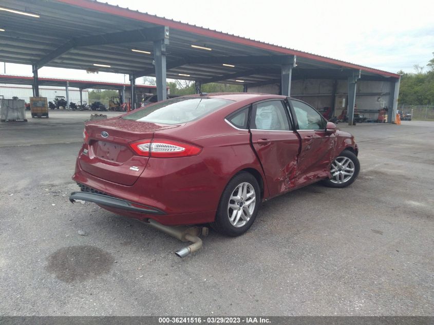 2014 FORD FUSION SE - 3FA6P0HD1ER274804