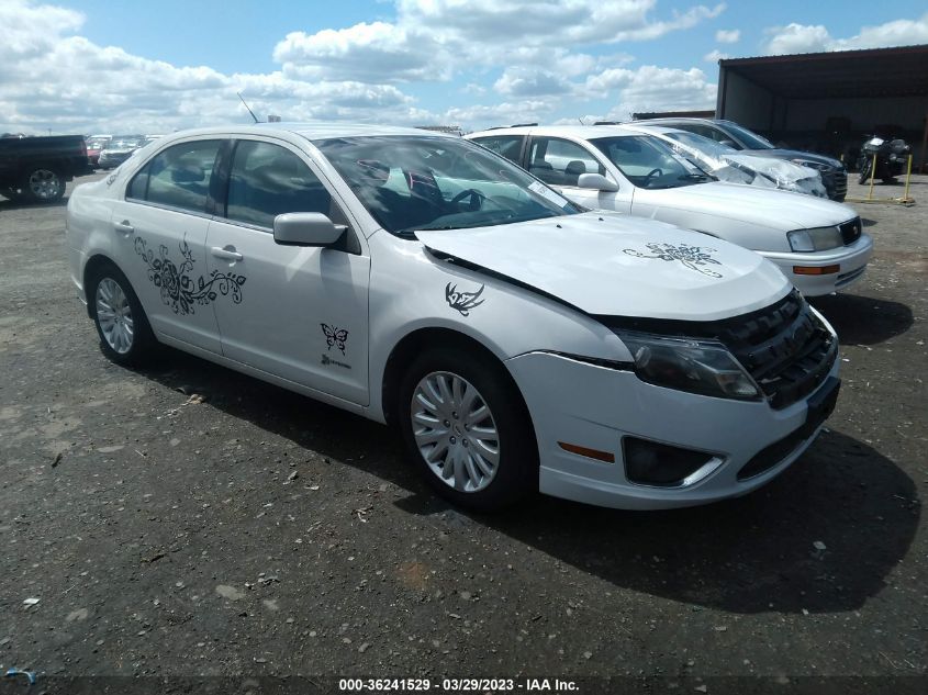 Lot #2534661859 2012 FORD FUSION HYBRID salvage car