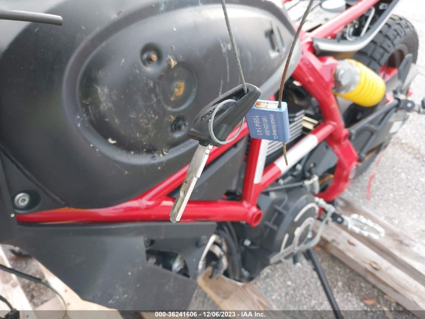 2022 DUCATI SCRAMBLER DESERT SLED ZDMKAFPM0NB005734