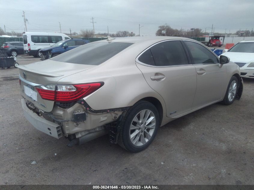 2014 LEXUS ES 300H HYBRID - JTHBW1GG8E2051725